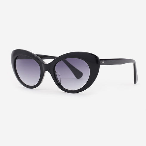 Cambered  Cat Eye Acetate Women's Sunglasses 21A8088